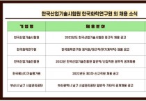 커리어넷, 한국산업기술시험원·한국화학연구원·한국산업기술진흥원 외 채용 소식 발표