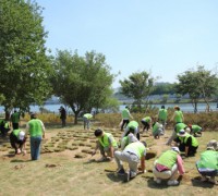 서울그린트러스트, 골프존-서울시 한강사업본부와 이촌한강공원에 골프존숲 조성